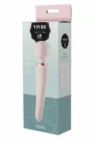 VIVRE BODYWAND NANA - Rechargeable Silicone Wand, Soft Pink, 18.2 cm
