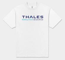 THALES GROUP Aviacijos kompanijos marškinėliai L įvairiaspalvis
