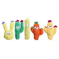 5pc Catnip Cat Toys Set Plush Chew Toys for Cats Soft Durable Pet Toys for Cats Interactive Play and Teeth Cleaning one size balta