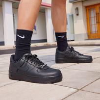 Nike Air Force 1 Low 'Black Leather' 43 black