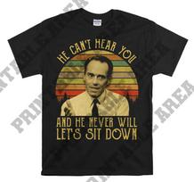 12 Angry Men Vintage Henry Fonda He Can't Hear You And He Never Will Let's Sit Down Men Unisex T shirt, T shirt, T shirt MO5 3XL brown