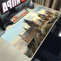 Mouse Pad H-Hogwarts Legacy Large Gaming Mousepad Gamer Rubber Computer Keyboard Pad Office Non-Slip Mouse Mat Laptop Desk Mat 30cmx60cm(11.8x23.6inch) gray