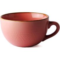 700 ml talpos didelis keraminis sriubos puodelis, vintažinis oranžinis pusryčių dubenėlis, puodelis, tinkamas mikrobangų krosnelėje, avižinių dribsnių, jogurto, grūdų puodelis su rankena