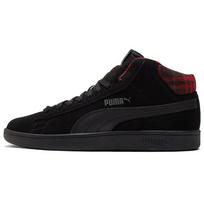 PUMA Smash V2 Mid Wtr 'Plaid Black' 385174-01 36 black