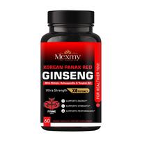 Mexmy Red Panax Ginseng Capsules | With Shilajit, Ashwagandha & Tongkat Ali | Extra Strength Ginsenosides for Energy, Focus, Performance, Vitalit