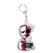 For The Amazing Digital Circus Ragatha Pomni Gangle Caine  Acrylic Selfmade Cute Cartoon Anime Keychain Pendant Toy Gifts 5cm 5cm gray