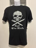 Patti Smith Eat the Rich t-shirt vintage single stitch Ramones Dead Kenndys punk Unisex T-Shirt XL gray