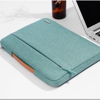 Multi-pockets Laptop Sleeve for MacBook Air 15.3 Laptop Bag for MacBook Pro 14 M5 Shocproof Notebook Bag for Dell/ 16 13-13.6 žalia