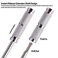 Adapter Fit for SDS Plus to Fit for SDS Plus Drill Bit Hole Saw Electric Extension Tool with 10.23 Inch Extension Shaft