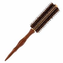 Anti-Static Boar Bristle Round Brush Professional Round Hair Comb  Styling Tools S-1.5 cm