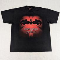Vtg 90s Batman & Robin Movie Promo T-Shirt Men's XL Single Stitch Black Graphic Unisex T-Shirt L brown