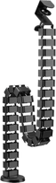 Logilink Flexible cable channel, screw-in version, 1347x129mm, heavy.