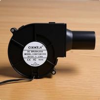 9733 Centrifugal Blower 100240V Wide Electrical Potential Input BBQ Cooker Fan Variable Wind gray