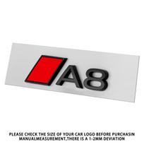 Automobilio bagažinės emblema, ženklelis, lipdukas, dekoras, auto aksesuarai Audi A3 A4 A5 A6 A7 A8 RS Sline S Quattro Q3 Q5 Q4 Q6 Q7 Q8 S3 S5 S4