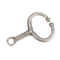 Durable Stainless Spring Cow Nose Pliers Durable Cattle Ware Binding Tool Nose Clamps Traction Rings for Farm Animals M