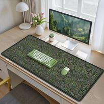 Keyboard Mouse Pad Large Mouse Pad Desk Mat Non-Slip Large Sewn Edges Desk Accessori 800x300X2mm gray