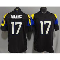 Mens American Football Jersey Rams 17 Adams 2025 Third Generation Authentic Style Sports Uniform Large