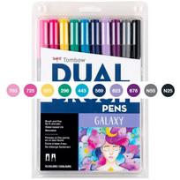 Tombow ABT Dual Brush Pen Set, 10 Blendable Watercolor Colors blue