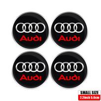 4 VNT. 56/60/65MM Automobilio ratlankio centrinio dangtelio lipdukai z1 A3 A4 A1 A6 B8 C6 Q6 8P Q3 Sportback Sline A5 A7 A8 Q5 C51z gray