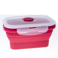Recommended Retractable Silicone Bento Lunch Box Set for Kids – Microwave Safe and Fresh Keeping gray