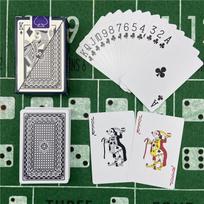 Durable Poker Cards 1 Deck – Waterproof PVC Playing Cards for Casino, Home, Bar Games, Texas Hold'em & Baccarat