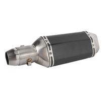 310mm Motociklo Išmetimo Duslintuvo Vamzdis Universalus 38‑51mm Purvo Gatvės Motociklams Motoroleriams gray