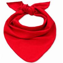 Cotton Triangular Neck Scarf Bandana Red red