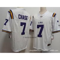 LSU Tigers Football Jersey Mens College Style Embroidered Practice Uniform NCAA Team Apparel XXXL gray