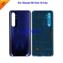 Battery Housing Cover For  Xiaomi Mi Note 10 Lite Back Cover Back Housing  With adhesive violetinė