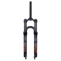Profesionali oro slėgio priekinė šakė, pagaminta iš aliuminio + magnio lydinio, tinkama 27,5/29 colių 27.5 Shoulder Control Black Tube