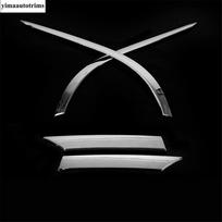Rear Tail Light Lamp Eyebrow Eyelid Strip Decoration Cover Trim For KIA Sportage 2016 2017 2018 ABS Chrome Accessories Exterior gray