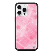 Lauko gėlės 3D Ins braškių vyšnių telefono dėklas iPhone 16 15 14 13 12 Pro Max Plus 16pro 15pro WF mielas animacinis dangtelis Funda For iPhone 14 Pro pink