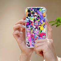 Juokingas A-Nuostabus D-Skaitmeninis C-Cirkas telefono dėklas IPhone 17 16 15 14 13 12 11 Pro Max Plus minkštas dėklas Personalizuotas „pasidaryk pats“ iPhone 17