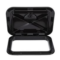 Boat Hatch Deck Cover Waterproofing Cover Black Rectangle Boat Access Door for Sailboats Yachts black