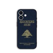 Phone Cover Lebanon Flag Map Casing for Apple iPhone 16 15 14 Plus 13 12 Mini 17 Pro Max + ProMax 16E Air 15+ Case iPhone17 Pro Max black