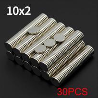 10x2mm Galingas Neodimio Magnetas N35 NdfeB Nuolatinis Magnetinis imanes Apvalūs Super Stiprūs Šaldytuvo Magnetai Pasidaryk pats