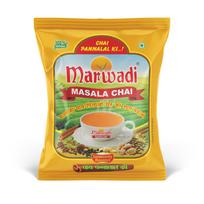 MARWADI CHAI Masala Assam Granule Tea | Pack of 1 (250Gm) | 100% Natural Spices | Chai Patti red