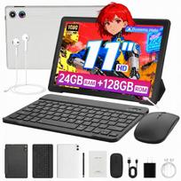 Planšetė 11 colių Android 15 Planšetės 20GB RAM + 128GB ROM (TF 1TB) su aštuonių branduolių balta