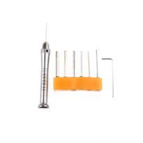 7Pcs/set Alloy Steel Hexagon Wrench Hexagon Key Allen Wrench Hand Repair Tools 0.7mm/0.9mm/1.3mm/1.5mm/2mm/2.5mm/3mm orange