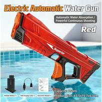 New Electric Water Guns Children Wholesale AutomaticWater Absorption Battery DisplayLarge Capacity Boys' Water PlayToyWater Gun blue