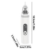 Nasal Aspirator for Baby Electric Nose Aspirator 3 Level Quiet Strong Suction Nose Sucker Cleaner with Music and 3 Silicone Tips