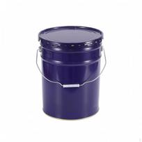 Skardinė kibiras Blizgus paviršius Dažytas metalas Užlenktas kraštas 10L 20L Dark Blue Bucket