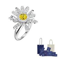 Swarovski Amžina gėlė Swarovski kristalas, metaliniai žiedai Moteriškas Sidabrinis 5534936 52-Original Brand Box And Bag white