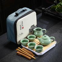 Travel Tea Set Portable Kung Fu Tea Set Japanese Outdoor Kuaike Cup Holiday Company Business Gifts