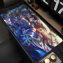 Black And White Extended Desk Mat Laptop Japan Cool Anime Mouse Pad x BLEACH Rubber Keyboard Rug PC Gamer Cabinet Mousepad 30x80x0.2cm