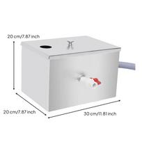 Stainless Steel Grease Trap Efficient Interceptor with Valve Long-Lasting