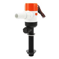 DC 12V Gyvo maisto talpyklos oro siurblys SFBP1 G1100 13C 1100GPH 3m pakėlimas Žuvies gelbėtojas Panardinamas aeratorius black
