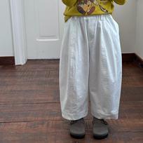 Kids Girls Fashion Solid Color Loose Wide Leg Balloon Casual Long Pants 160cm balta