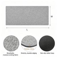 High-Quality Desk Mat/Mouse Pad; Large Size; Suitable For Gaming And Office Use; 3.5Mm Thickness. A gray
