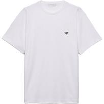 Prada logo cotton T-shirt UJN954-240-F0009-S-OOO XL white